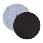 Premium 6" Wet or Dry Sanding Discs - 320 Grit (Box of 20) - Sandpaper Discs, Hook & Loop Backing - Silicon Carbide Cutting - Orbital Sander