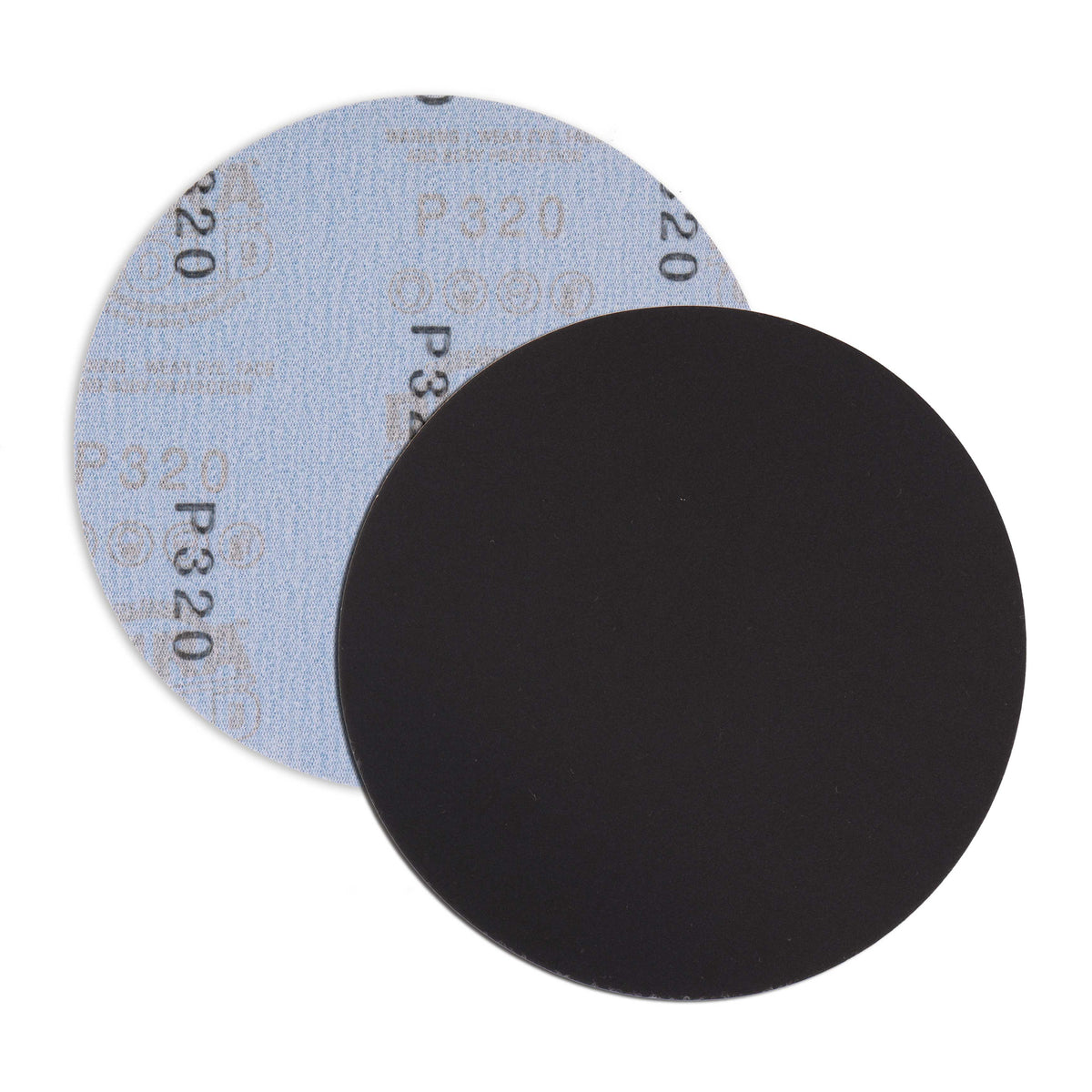 Premium 6" Wet or Dry Sanding Discs - 320 Grit (Box of 20) - Sandpaper Discs, Hook & Loop Backing - Silicon Carbide Cutting - Orbital Sander