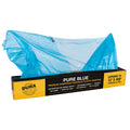 12' x 400' Pure Blue Protective Masking Film Cover - Overspray Paintable Sheeting Roll, Painters Plastic (10 Micron, .4 Mil)