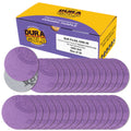 Premium 1000 Grit 3" Purple Film Ceramic Sanding Discs, Box of 30 - Hook & Loop Backing Sandpaper for DA Sander, Drill, Grinder, Rotary Tool