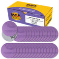 Premium 1500 Grit 3" Purple Film Ceramic Sanding Discs, Box of 30 - Hook & Loop Backing Sandpaper for DA Sander, Drill, Grinder, Rotary Tool