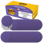 Premium 180 Grit 3" Purple Film Ceramic Sanding Discs, Box of 30 - Hook & Loop Backing Sandpaper for DA Sander, Drill, Grinder, Rotary Tool