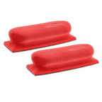 Pro Series Rectangle 5" x 1-3/4" Hand Sanding Block Base Handle with Hook & Loop Backing, 2 Pack - Attach Pad to Contoured 5" Sanding Blocks