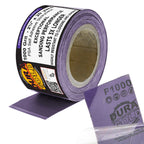 Premium 1000 Grit PSA Purple Film Ceramic Longboard Sandpaper, 2-3/4" Wide Continuous 20 Yard Roll - Self Adhesive Stickyback for Auto & Wood Air File Long Board Sanders, Hand Sanding Blocks