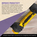 Premium 150 Grit PSA Purple Film Ceramic Longboard Sandpaper, 2-3/4" Wide Continuous 20 Yard Roll - Self Adhesive Stickyback for Auto & Wood Air File Long Board Sanders, Hand Sanding Blocks