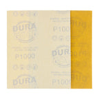 1000 Grit - 1/4 Sheet Hook & Loop Sandpaper 5.5" x 4.5" - For Automotive & Wookworking Palm Sanders - Box of 25