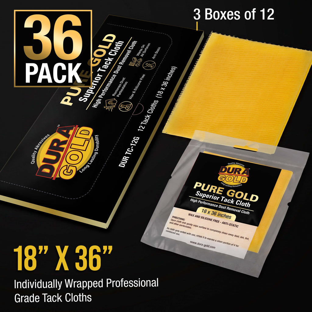 Tack Cloth (Pack of 36), Woodworking, Automotive Paint, Tack Cloth Autobody Painting, Painters Cloths, Dust Rags, Stain Rags, Wood Staining Pads, Tac Cloths, Tacky Towel