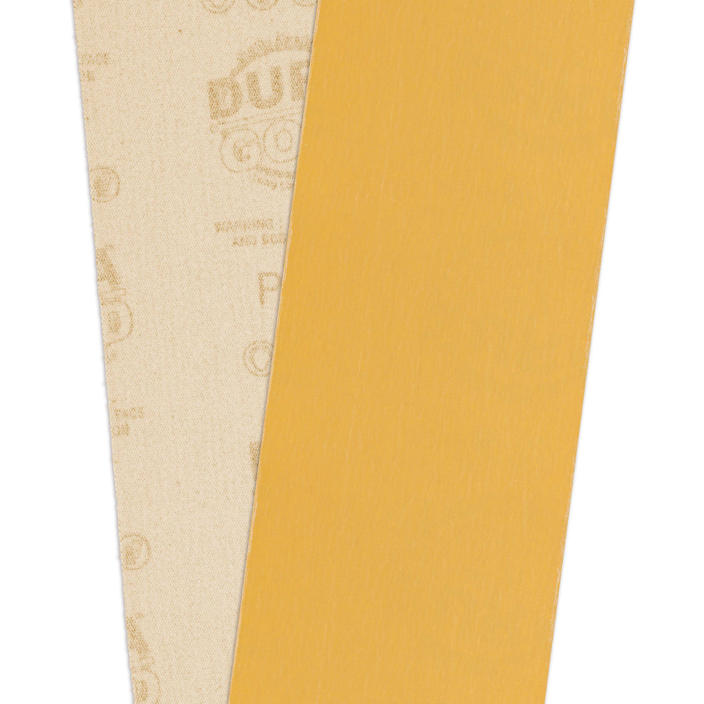 Premium 1000 Grit Gold Longboard Continuous Sandpaper Roll, 2-3/4" Wide, 12 Yards Long, Hook & Loop Backing - Auto Detailing, Color Sanding