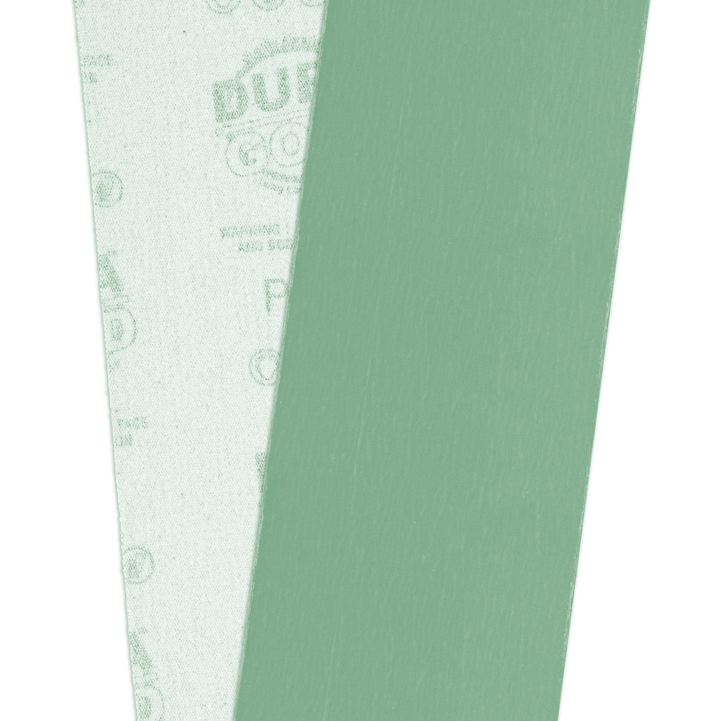 Premium 1500 Grit Green Film Longboard Continuous Sandpaper Roll, 2-3/4" Wide, 12 Yards Long, Hook & Loop Backing - Detailing, Color Sanding