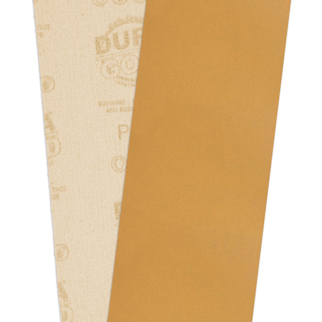 Premium 600 Grit Gold Longboard Continuous Sandpaper Roll, 2-3/4" Wide, 12 Yards Long, Hook & Loop Backing - Auto Detailing, Color Sanding
