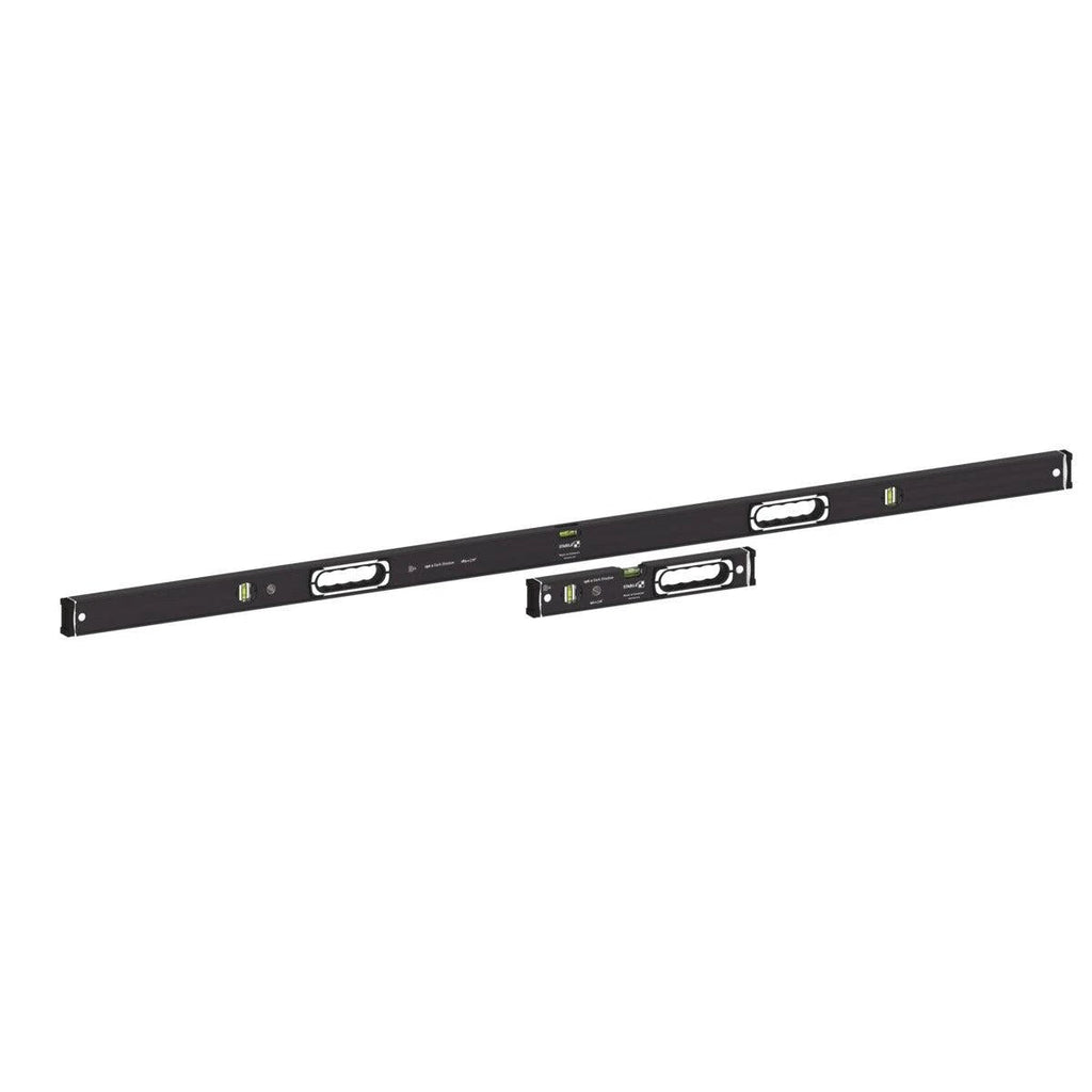 Stabila Dark Shadow 196-2 Spirit Level Set 183 cm (6ft)+ 40 cm