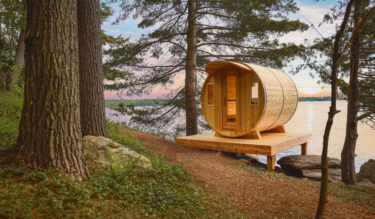 Classic 6'x 6' Barrel Sauna