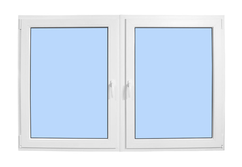 64"x20" Double Sash European uPVC Tilt and Turn Window
