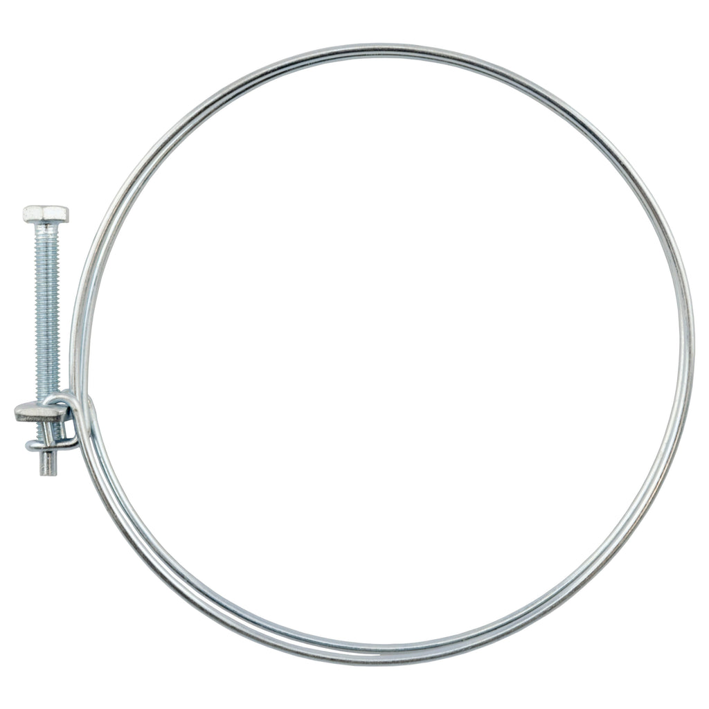 Double Wire Hose Clamp Galvanised 98mm-105mm