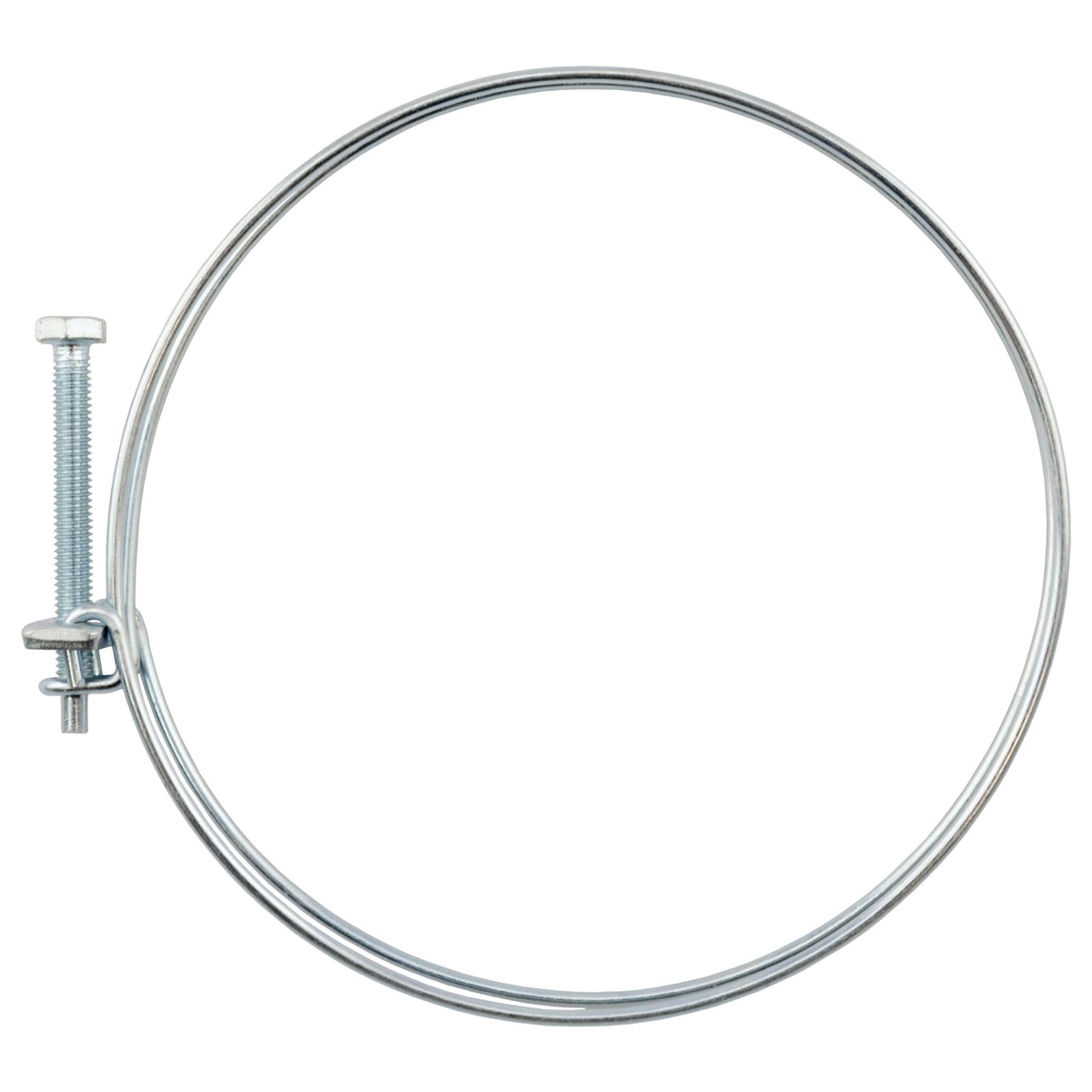 Double Wire Hose Clamp Galvanised 98mm-105mm