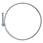 Double Wire Hose Clamp Galvanised 118mm-125mm