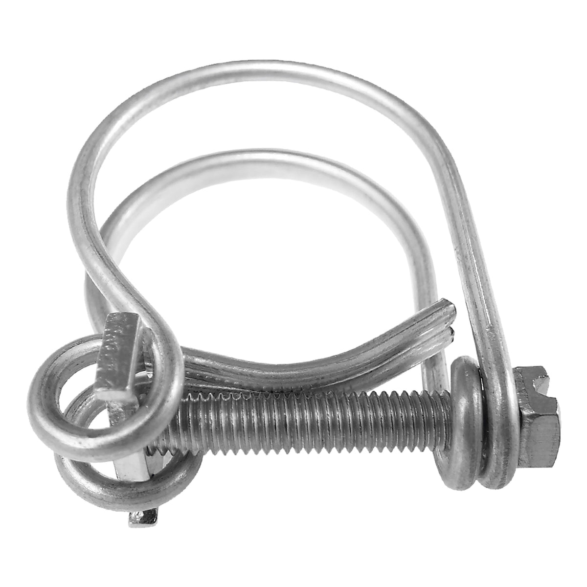 Double Wire Hose Clamp Galvanised 118mm-125mm