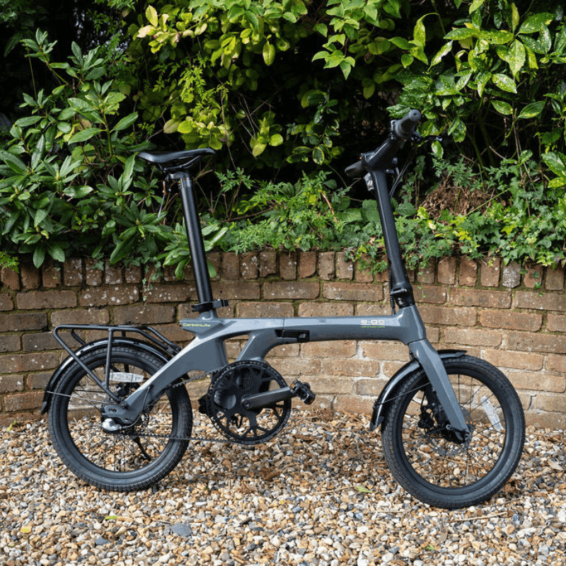 E-Go Carbon Lite 3S Folding Mid Drive Electric Bike 250W