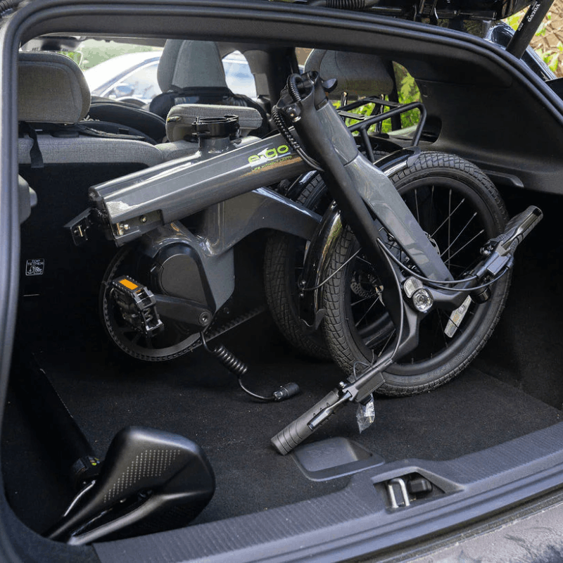 E-Go Carbon Lite 3S Folding Mid Drive Electric Bike 250W