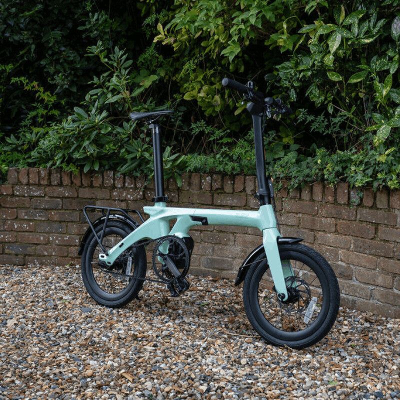 E-Go Carbon Lite Folding Mid Drive Electric Bike 250W