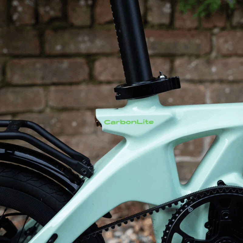 E-Go Carbon Lite Folding Mid Drive Electric Bike 250W