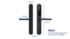 EA 215 Slim Line Smart Digital Lock for UPVC, Composite, Wooden & Aluminium Doors
