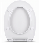 Basics Modern Round UF soft close Toilet seat - White