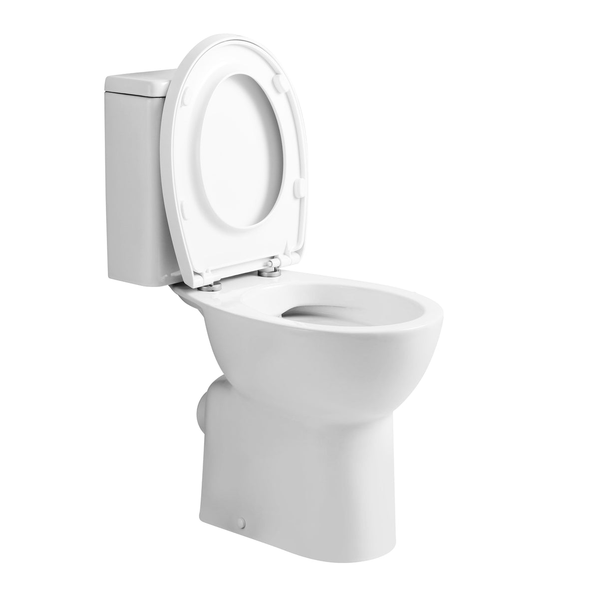 Oasis Rimless Comfort Height Close Coupled Toilet With Cistern & Soft Close Seat - White