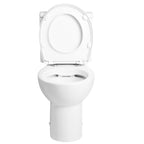 Oasis Rimless Comfort Height Close Coupled Toilet With Cistern & Soft Close Seat - White