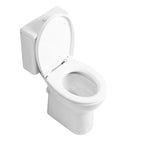 Oasis Rimless Comfort Height Close Coupled Toilet With Cistern & Soft Close Seat - White