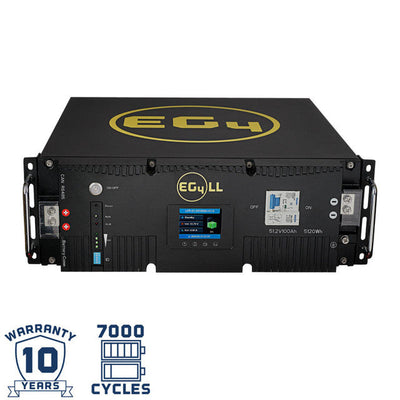 EG4 LL-S 5.12Kwh 24V 200Ah Lithium Iron Phosphate Server Rack Battery