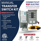 Connecticut Electric EGS67501G2KIT EmerGen G2 30 Amp 6-Circuit Transfer Switch Kit