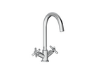 Elmbridge Crosshead Basin Mixer Tap with Click Clack Waste - Chrome
