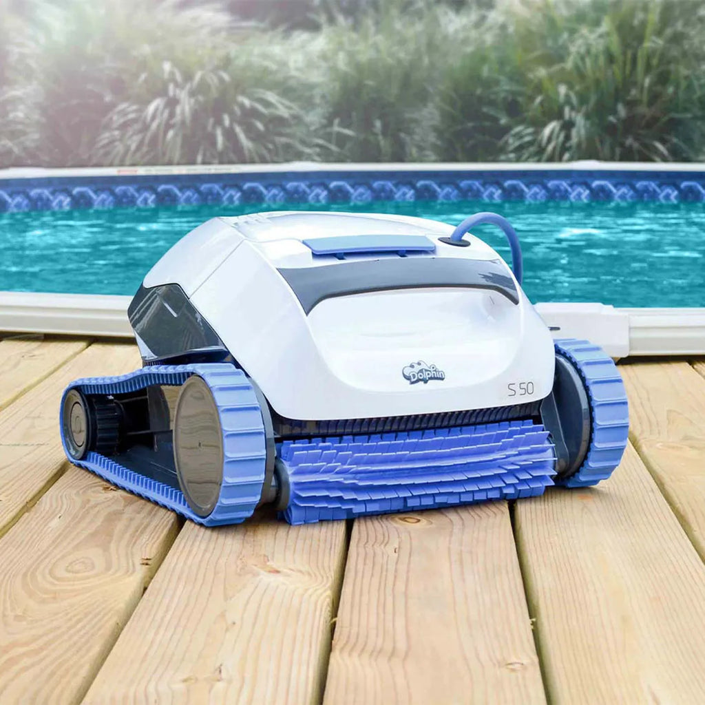 Dolphin S50 Above Ground Robotic Swimming Pool Cleaner Vacuum | 99996131-USF