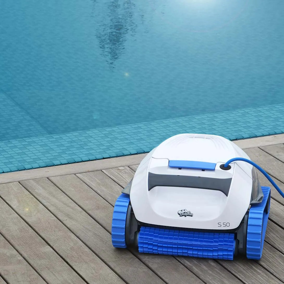 Dolphin S50 Above Ground Robotic Swimming Pool Cleaner Vacuum | 99996131-USF