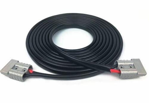 50 AMP Genuine Anderson Plug Extension Lead 6mm Twin Sheath Cable - 2 Meters