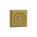 EWAP30 Rosette Casing Corner Block 1 inch x 3 inch Square Poplar Wood