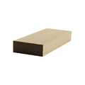Image of EWCA51 wood Casing 2 inch Square Edge Trim Moulding cross section on a white background. 