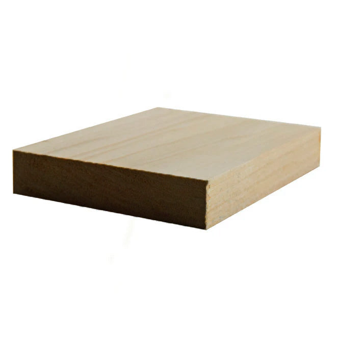 An image of EWCA52 wood Casing 3-1/2 inch Square Edge Trim Moulding cross section on a white background. 