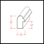 EWCB13 Casing Back Band Trim Moulding