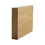 EWSS12  An image showing a square stock trim piece cross section in wood on a white background.