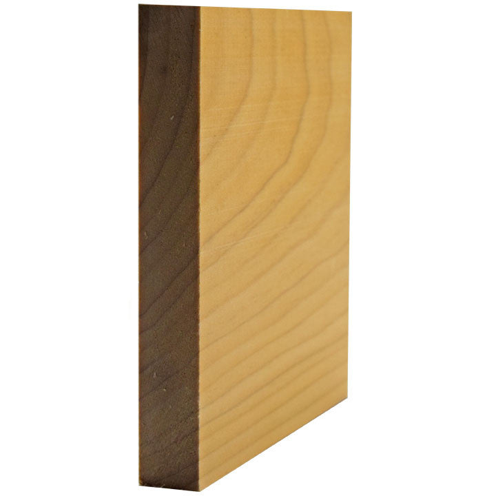 EWSS13 Square Stock Trim made of wood cross section on a white background. 