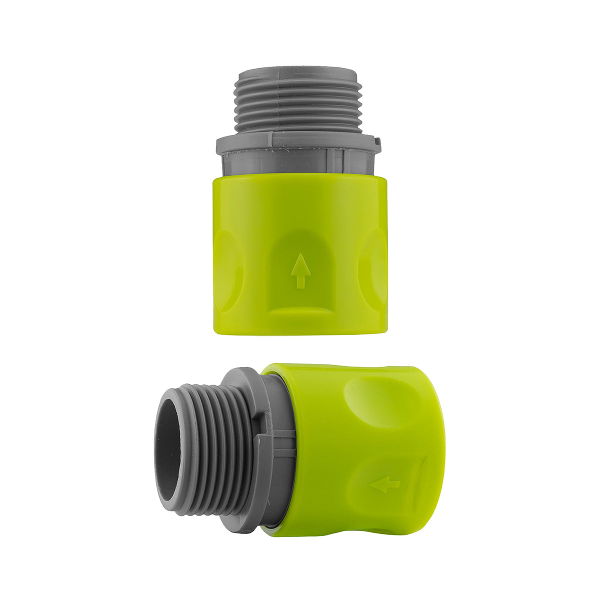 Hose Connector Lime with In-Line BSPF Valve and Water Butt Connector