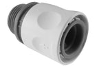 IBC 2” S60X6 Cap with Threaded Hose Fitting, Double Male and Hose Connector WL