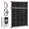 2x 100W 12V VoltX Mono Fixed Camping Solar Panel + 20A MPPT 12/24V Solar Charge Controller USB