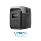 EcoFlow Delta 3 Portable Power Station 1536Wh