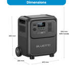 Bluetti Elite 320 1800W Portable Power Station with Wheels and Handle - 3200Wh