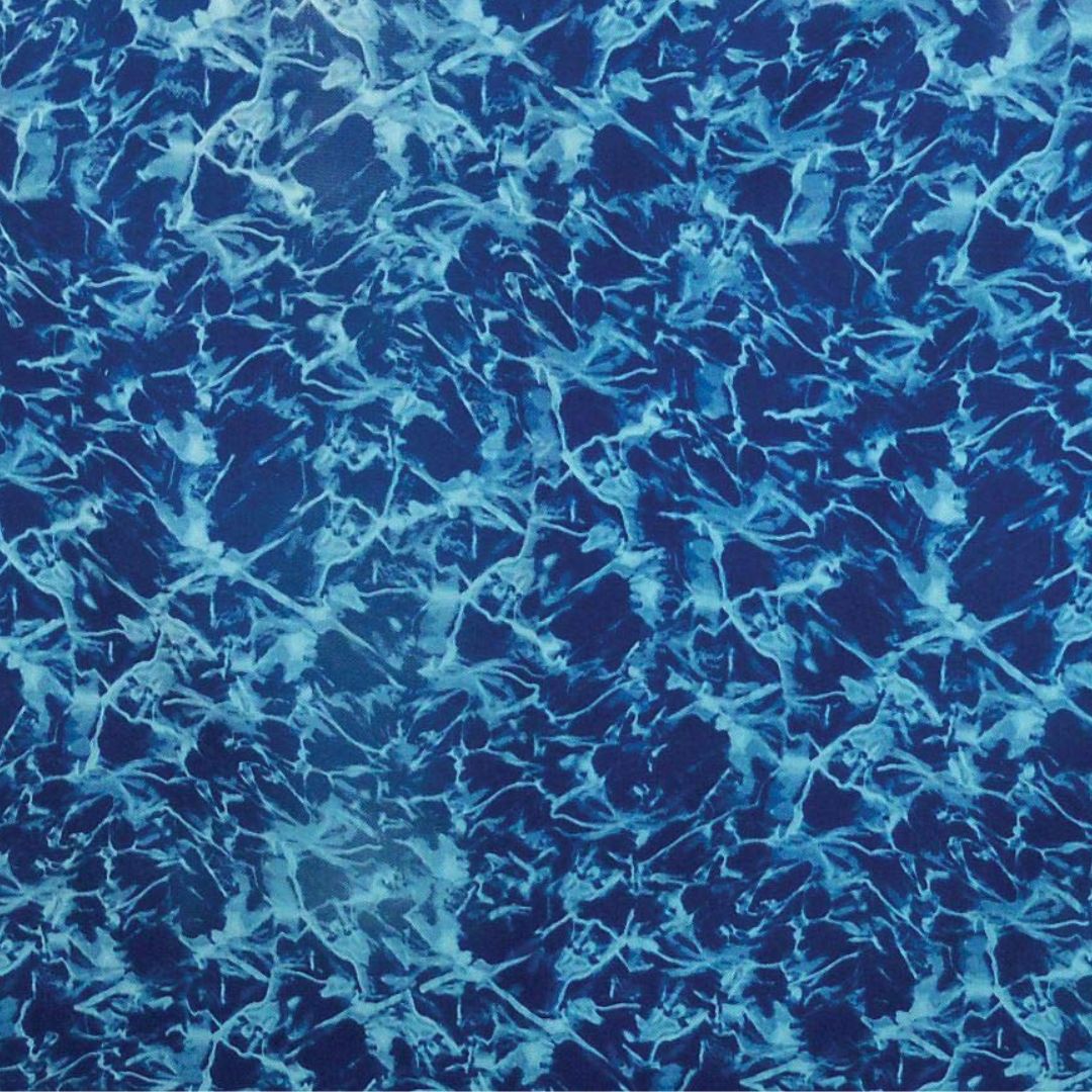 Upgrade to 12 ft. x 20 ft. Oval Caribbean Blue Heavy Duty Overlap Liner