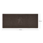 "Cat" Embossed Loofah Textured Spaghetti Door Mat