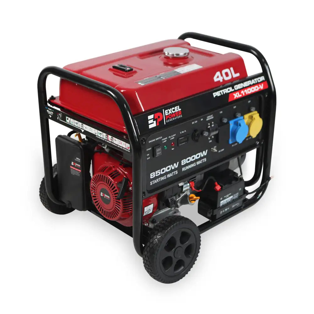 Excel Power XL11000V 8kW Open-Framed Petrol Generator